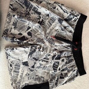 Nike Men's Athletic Shorts - Black and Gray